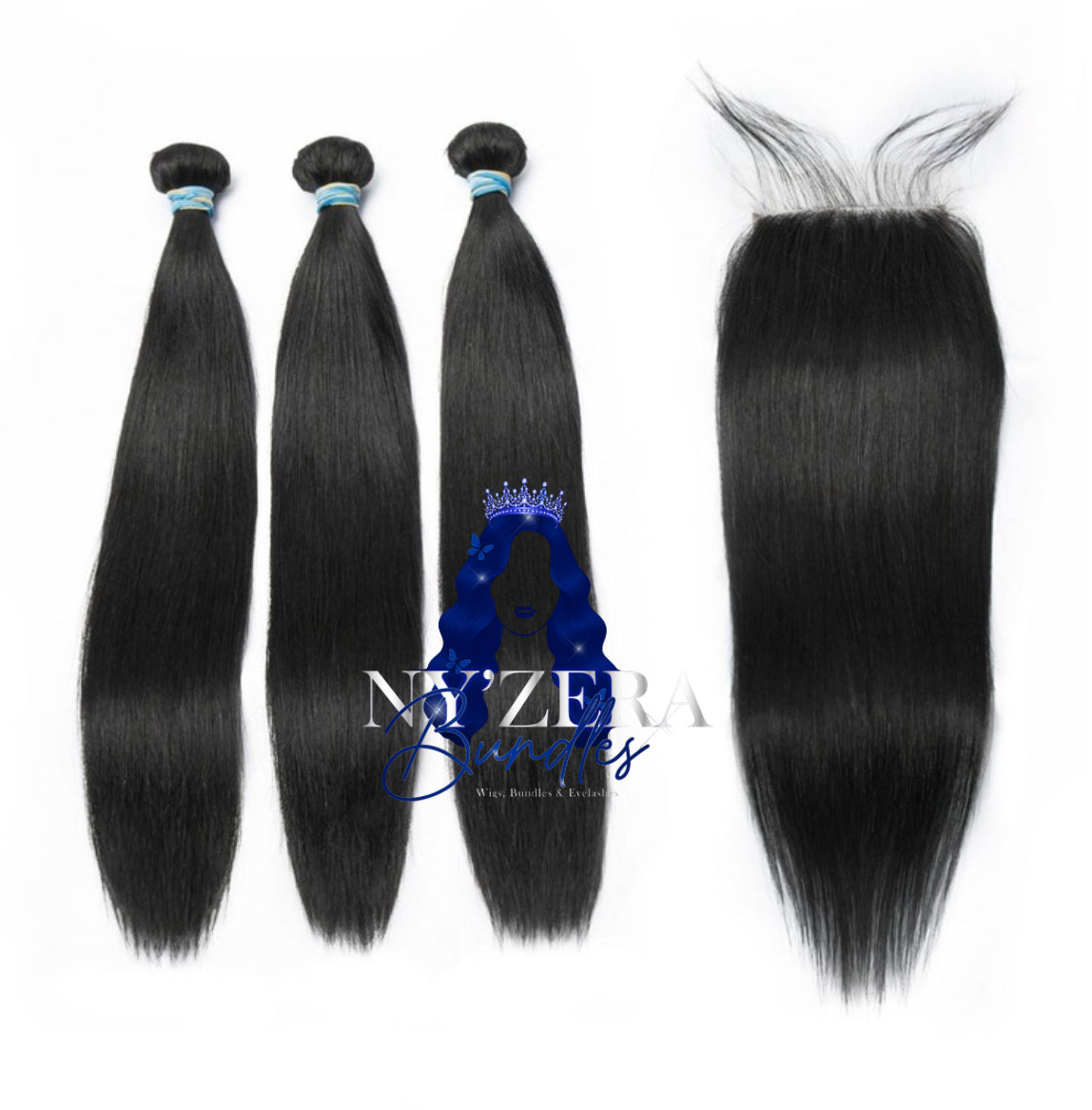 Blue Band Virgin 3x Bundles + HD 5*5 Closure
