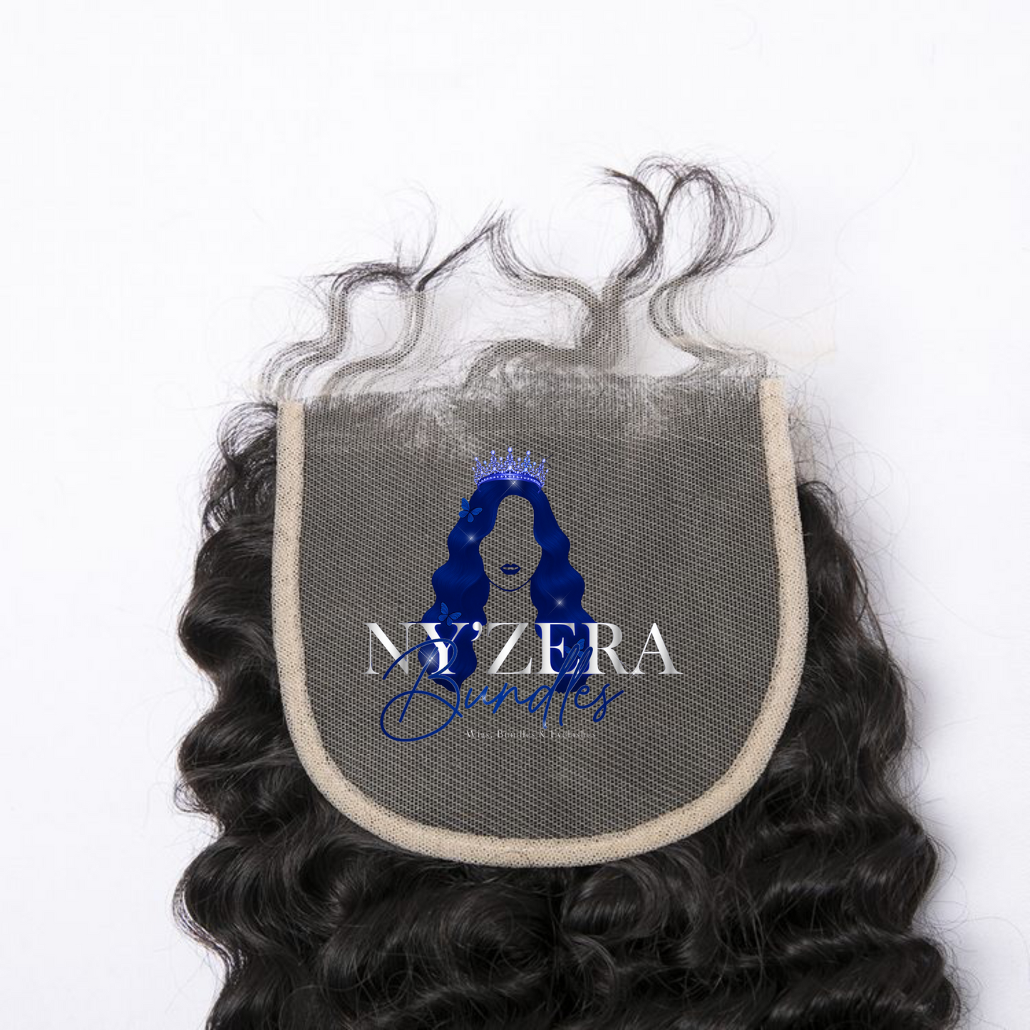 XR Deep Wave 5x5 Lace Closure Unprocessed Brazilian Human Hair