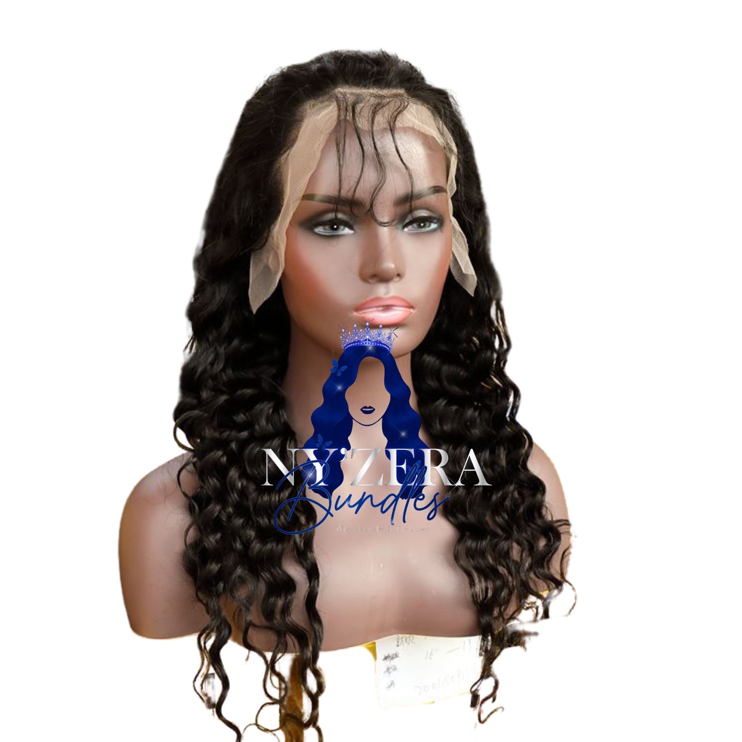 13*5 transparent lace wig 180% density loose Wave Pre-plucked Hair Line