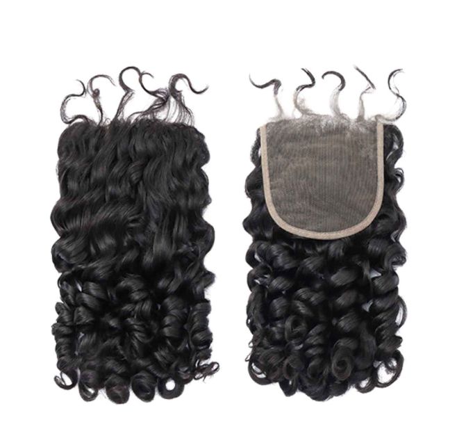 Virgin deep wave 5x5 closure
