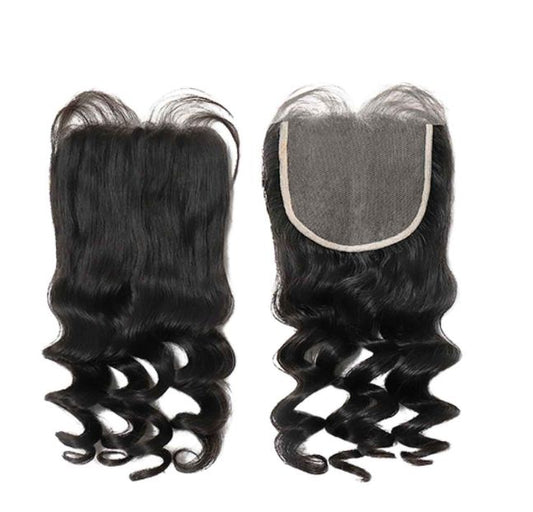 Virgin loose wave 5x5 closure